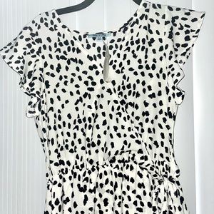 She + Sky Black & White Dress